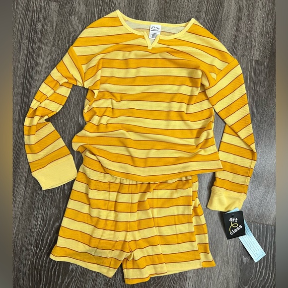 Art Class, Girls, Waffle Knit, Pajama Set. - Picture 7 of 7
